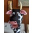 Cow w/blk face puppet