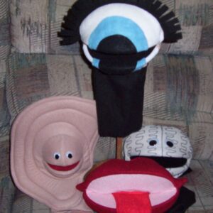 Body Parts Puppet Set of 4