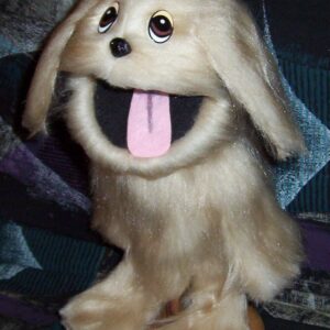 Shaggy Wagging Tail Dog Puppet