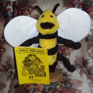 Buzzy Bee Bumblebee Puppet and Bible Beelines Book