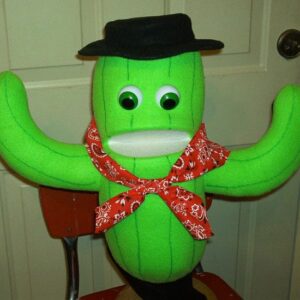 Blacklight Southwestern Cactus Puppet