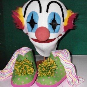Clown Wear-a-Puppet Costume Head & Shoes