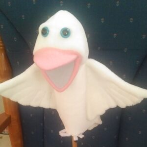 Small Bird Puppet: Dove, Red Bird, or Woodpecker