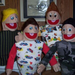 Economy Puppet Boys or Biblicals Set of 4