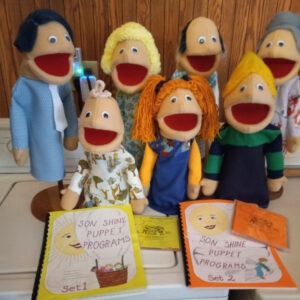 Little People Puppet Set of 7 with Son Shine Programs 1 & 2