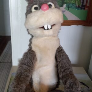 Whiskers the Rabbit Ventriloquist Puppet Used but Good