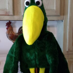 Green Bird Ventriloquist Puppet