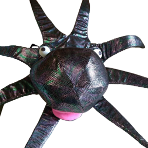 Purple Octopus Ventriloquist Puppet Used but Good