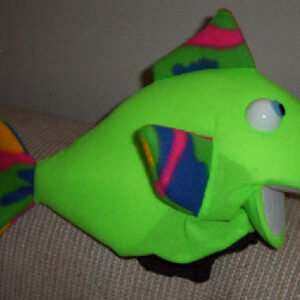 Blacklight Tropical Fish Puppet