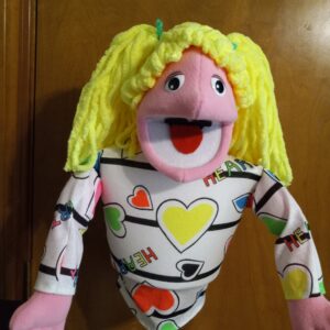Blacklight Economy Girl Puppet