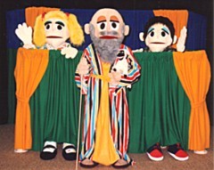 Father Abraham or Girl Walk Around Talking Puppet Costume